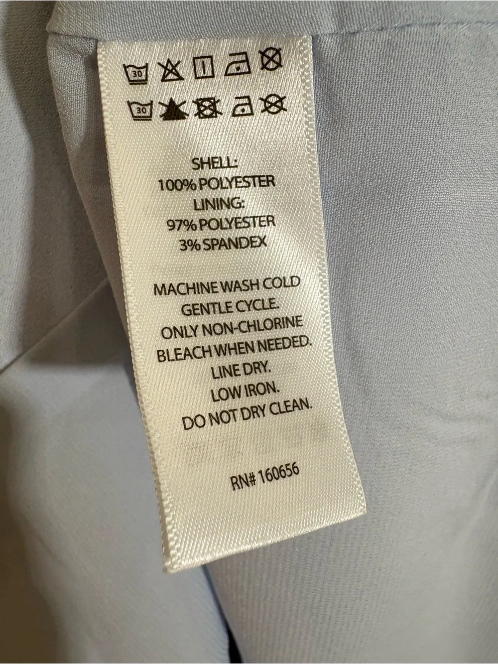 NWOT Sincerely Jules Button-Front Vest Dress in Pastel Blue Size Medium - Picture 6 of 8